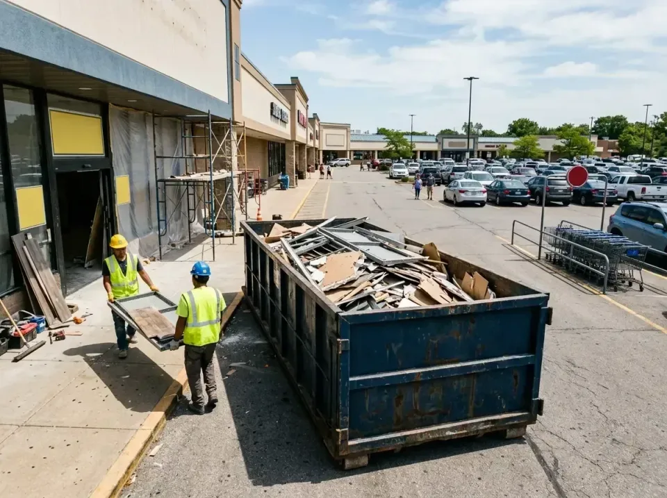 retail-store-renovation-debris-003 — frequently asked questions, Roll-off Dumpster Rentals in Pecan Acres, TX